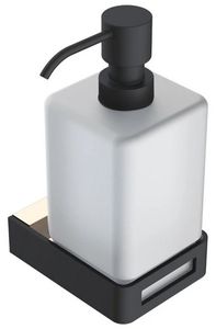 Диспенсер Boheme Q 10957-G-B черный матовый с золотом