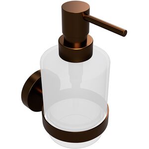 Настенный дозатор для жидкого мыла 200 мл Bemeta AMBER 155109102 матовое медное золото