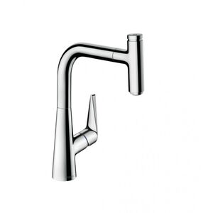 Кухонный смеситель 220, с вытяжным изливом, 1jet Hansgrohe 72822000, хром
