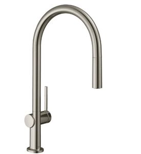 Кухонный смеситель 210, с вытяжным изливом, 1jet Hansgrohe 72802800, под сталь