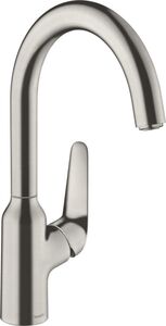 Кухонный смеситель 220, 1jet Hansgrohe 71802800, под сталь
