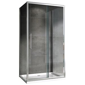 Душевой уголок ABBER Schwarzer Diamant AG30110H-S100-S100 дверь раздвижная 110х100