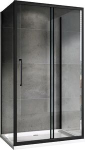 Душевой уголок ABBER Schwarzer Diamant AG30120BH-S85B-S85B дверь раздвижная 120х85