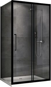 Душевой уголок ABBER Schwarzer Diamant AG30160BH-S85B дверь раздвижная 160х85