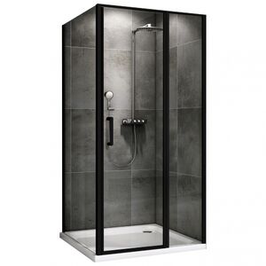 Душевой уголок ABBER Sonnenstrand AG04100BS-S75B дверь распашная 100х75