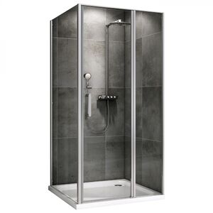 Душевой уголок ABBER Sonnenstrand AG04140S-S85 дверь распашная 140х85
