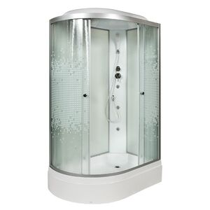 Душевая кабина Deto L720R с гидромассажем 120х80х215см