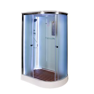 Душевая кабина Deto D102S LED L с подсветкой 120х80х220см