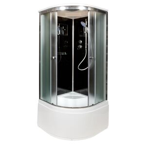 Душевая кабина Deto B10S BLACK 100х100х220см