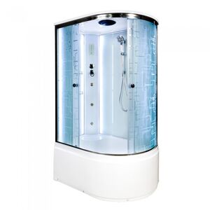 Душевая кабина Deto EM4511L LED с подсветкой и гидромассажем 110х80х220см