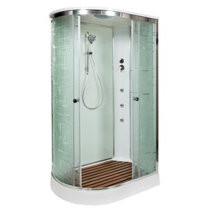 Душевая кабина Deto EM1511R с гидромассажем  110х80х220см