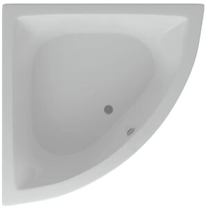 Акриловая ванна Акватек Юпитер UPT150-0000026 150x150 см, угловая, вклеенный каркас, с экраном, со сливом-переливом, четверть круга