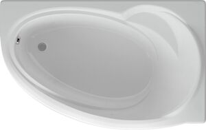 Акриловая ванна Акватек Бетта BET170-0000100 R 170x95 см, угловая, с каркасом, с экраном, со сливом-переливом