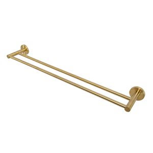 Полотенцедержатель двойной CEZARES RELAX-THD-65-BORO Брашированное золото