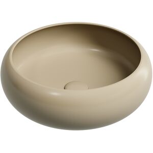 Раковина Ceramicanova круглая (цвет Капучино Матовый) Element 360*360*120мм