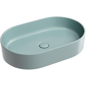 Раковина Ceramicanova овальная (цвет Зеленый Матовый) Element 608*385*122мм