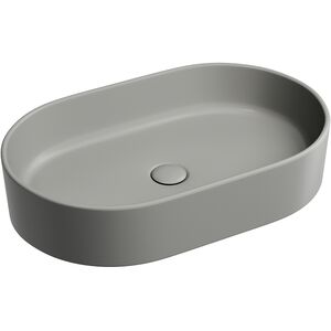 Раковина Ceramicanova овальная (цвет Антрацит Матовый) Element 608*385*122мм