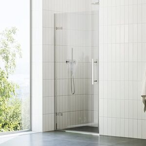 Душевая дверь Ravak Chrome COSD1 90, профиль хром, прозрачное стекло