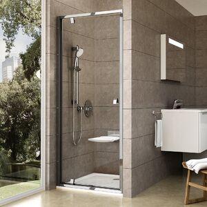 Душевая дверь Ravak Pivot PDOP1-90 блестящий+стекло прозрачное 03G70C00Z1