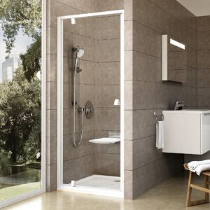 Душевая дверь Ravak Pivot PDOP1-90 белый+стекло прозрачное 03G70101Z1