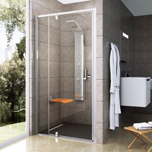 Душевая дверь Ravak Pivot PDOP2-120 блестящий+стекло прозрачное 03GG0C00Z1
