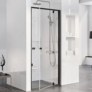 Душевая дверь Ravak Pivot PDOP1 80 Черный+стекло прозрачное 03G40300Z1
