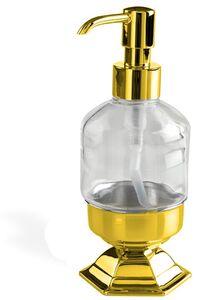 Stil Haus Marte, настольный стеклянный дозатор, цвет золото MA30AP(16)