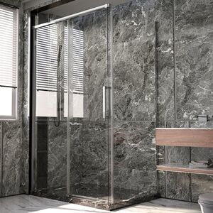 Душевой угол Veconi Premium Trento PTC-SP-40CH, 1300х900x2000, хром, стекло прозрачное