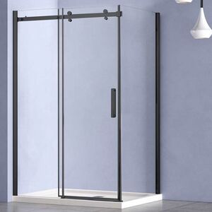 Душевой уголок Vincea Como-N VSR-4CN8012CLB, 1200*800, черный, стекло прозрачное