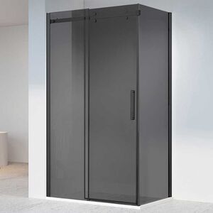 Душевой уголок Vincea Como-N VSR-4CN9012CGB, 1200*900, черный, стекло тонированное