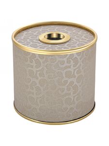 Салфетница Geralis S-FLG FLOWER бежевая, кант золото