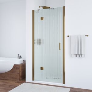 Душевая дверь Vegas Glass AFP TUR NOVO h1890 90 05 Moru L профиль бронза, стекло Moru. Размер регулировки 87,5-91,5 см.