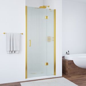 Душевая дверь Vegas Glass AFP TUR NOVO h1890 90 09 Moru R профиль золото глянцевое, стекло Moru. Размер регулировки 87,5-91,5 см.