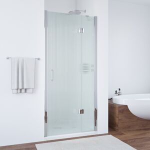 Душевая дверь Vegas Glass AFP TUR NOVO h1890 110 08 Moru R профиль глянцевый хром, стекло Moru. Размер регулировки 107,5-111,5 см.