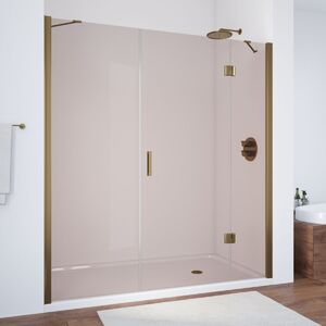 Душевая дверь Vegas Glass AFP-F TUR NOVO h1890 140 05 05 R профиль бронза, стекло бронза. Размер регулировки 137,5-141,5 см.