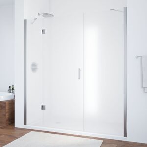 Душевая дверь Vegas Glass AFP-F TUR NOVO h1890 190 08 10 L профиль глянцевый хром, стекло сатин. Размер регулировки 187,5-191,5 см.