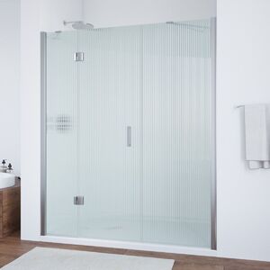 Душевая дверь Vegas Glass AFP-F TUR NOVO h1890 200 08 Moru L профиль глянцевый хром, стекло Moru. Размер регулировки 197,5-201,5 см.