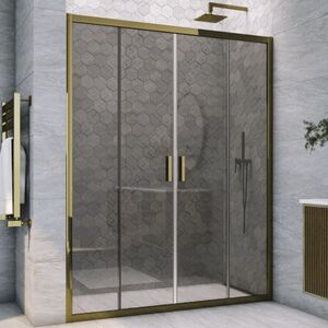 Душевая дверь Vegas Glass Z2P TUR NOVO 195 05 07 профиль бронза, стекло графит. Размер регулировки 193-198 см.
