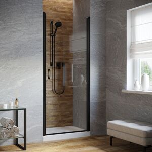 Душевая дверь Vegas Glass EP LUX 70 02М 01 R профиль черный матовый, стекло прозрачное. Размер регулировки 69-72 см.