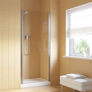 Душевая дверь Vegas Glass EP LUX 95 08 crystalvision R профиль глянцевый хром, стекло crystalvision. Размер регулировки 94-97 см.