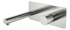 Смеситель Boheme STICK 125-NB из стены Nikel Brush DIAMOND