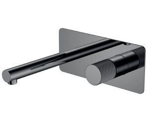 Смеситель Boheme STICK 125-SGM.3 из стены Shine Gun Metal LINEA