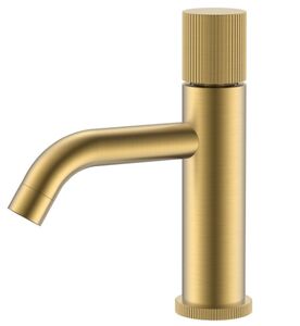 Смеситель Boheme STICK 121-MG.3 для раковины Mat Gold LINEA