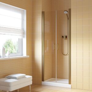 Душевая дверь Vegas Glass Е2Р LUX 70 05 01 профиль бронза, стекло прозрачное. Размер регулировки 69-72 см.