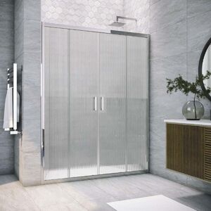 Душевая дверь Vegas Glass Z2P TUR NOVO 155 08 Moru профиль глянцевый хром, стекло Moru. Размер регулировки 153-158 см.