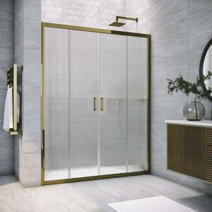 Душевая дверь Vegas Glass Z2P TUR NOVO 180 05 Moru профиль бронза, стекло Moru. Размер регулировки 178-183 см.