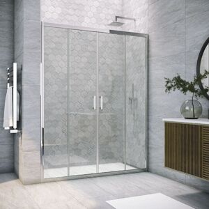 Душевая дверь Vegas Glass Z2P TUR NOVO 180 08 crystalvision профиль глянцевый хром, стекло crystalvision. Размер регулировки 178-183 см.