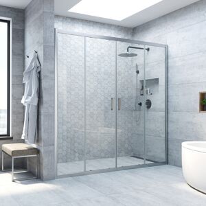 Душевая дверь Vegas Glass Z2P NOVO h2000 195 07 01 профиль матовый хром, стекло прозрачное. Размер регулировки 193-198 см.