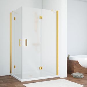 Душевой уголок Vegas Glass AFA-F TUR NOVO h1890 100*90 09 10 R стекло сатин, профиль золото, 100х90 см