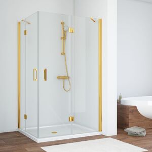 Душевой уголок Vegas Glass AFA-F TUR NOVO h1890 110*100 09 01 R стекло прозрачное, профиль золото, 110х100 см